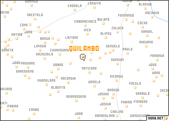 map of Quilambo