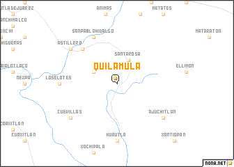map of Quilamula