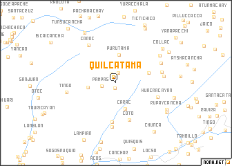 map of Quilcatama
