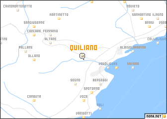 map of Quiliano