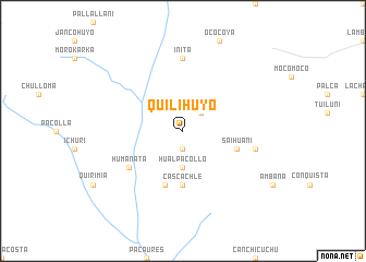 map of Quili Huyo