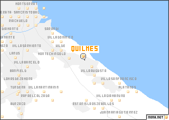 map of Quilmes