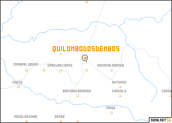 map of Quilombo dos Dembos