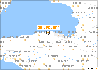 map of Quilvouarn