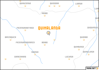 map of Quimalanda
