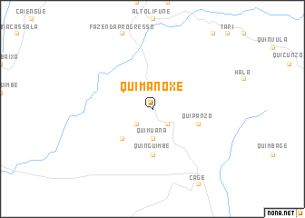 map of Quimanoxe