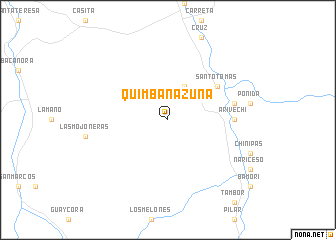 map of Quimbanazuna