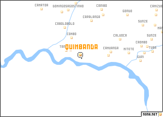 map of Quimbanda