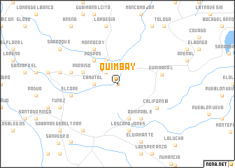map of Quimbay