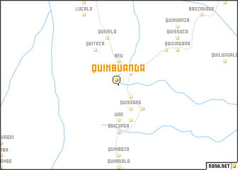 map of Quimbuanda