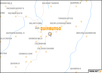 map of Quimbundo