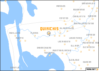 map of Quimichis