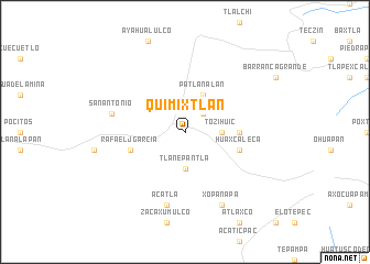 map of Quimixtlán