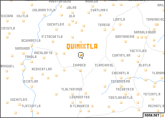 map of Quimixtla