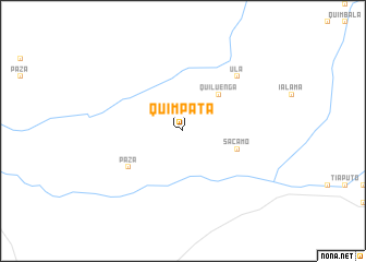 map of Quimpata
