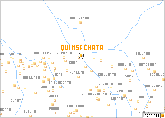 map of Quimsachata