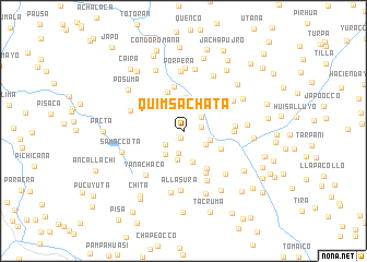 map of Quimsachata