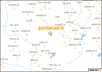 map of Quimsachata