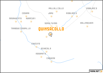 map of Quimsacollo