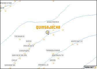 map of Quimsajacha