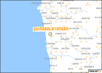 map of Quinabalayangan