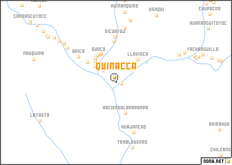 map of Quiñacca