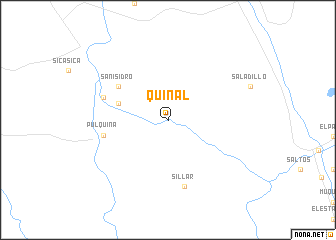 map of Quiñal