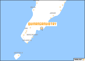 map of Quinangan Diotay