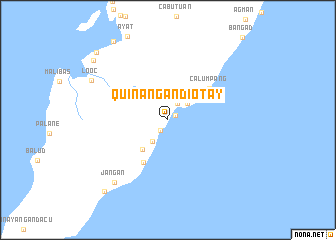 map of Quinangan Diotay