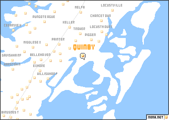 map of Quinby