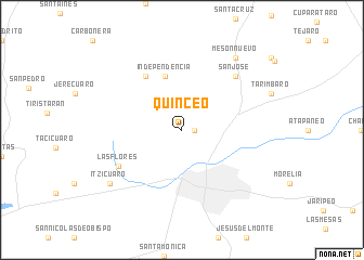 map of Quinceo