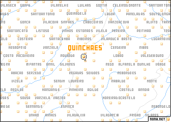 map of Quinchães