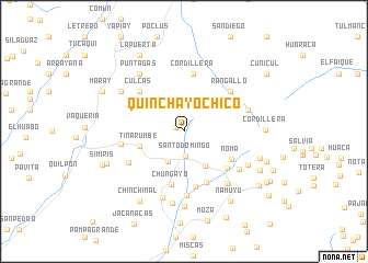 map of Quinchayo Chico