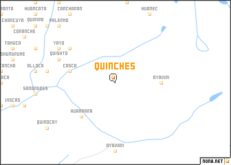 map of Quinches