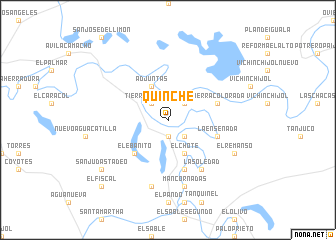 map of Quinche