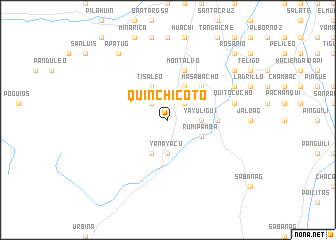 map of Quinchicoto