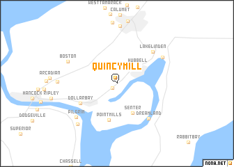 map of Quincy Mill