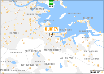 map of Quincy