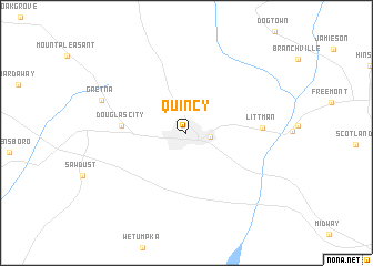 map of Quincy