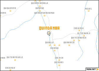 map of Quindamba