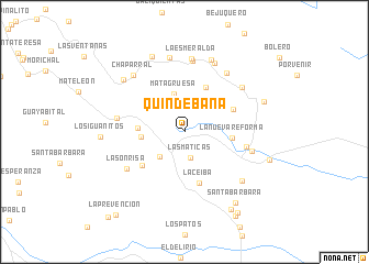 map of Quindebana