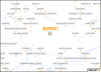 map of Quindici