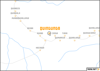 map of Quindunda