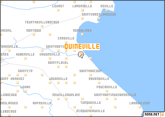 map of Quinéville