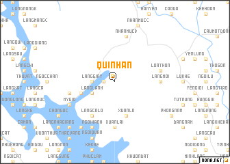 map of Qui Nhân