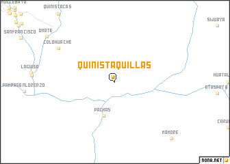 map of Quinistaquillas