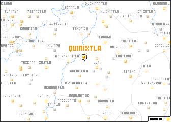 map of Quinixtla