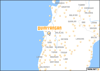 map of Quiniyangan