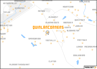 map of Quinlan Corners