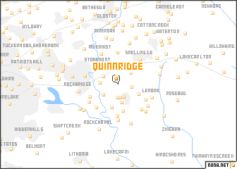 map of Quinn Ridge